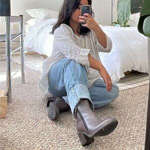 AGL Attilio Giusti Leombruni Women's Ella Booties (sz 8)